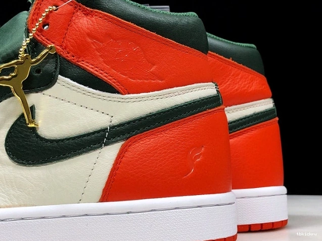 Rep TBK Jordan 1 Sail Fir-Team Air OG High AV3905-138 Retro Orange SoleFly x 0813